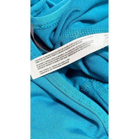 Free People Womens Movement Ashford Side To Side Performance Jumpsuit Blue Large - Picture 15 of 16